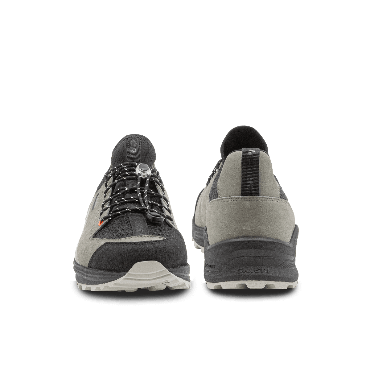 Crispi Attiva II non-insulated hunting boot in Grey — front and back view