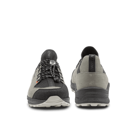 Crispi Attiva II non-insulated hunting boot in Grey — front and back view