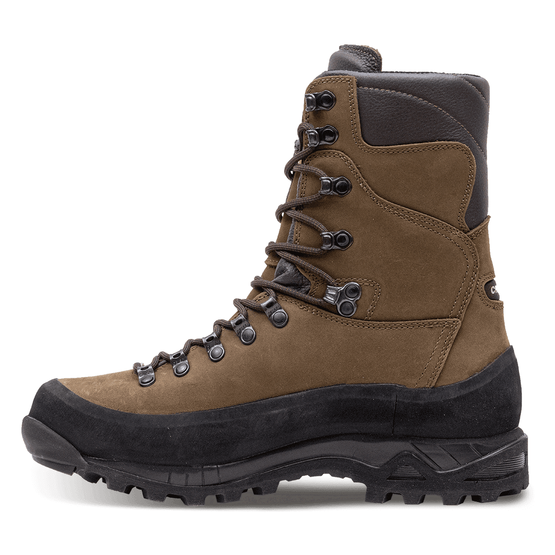 Crispi Guide non-insulated hunting boot in Brown — interior lining and comfort collar detail