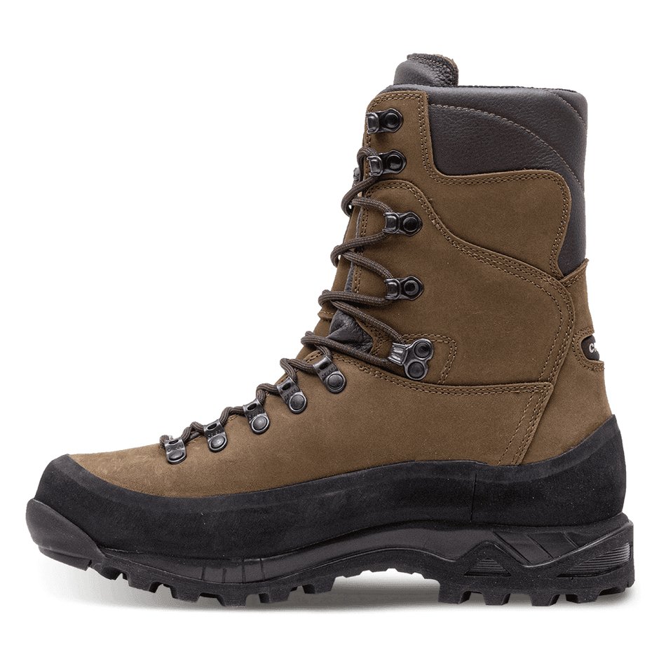 Crispi Guide non-insulated hunting boot in Brown — interior lining and comfort collar detail