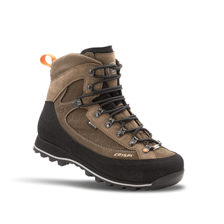Crispi Summit II non-insulated hunting boot in Almond — front three-quarter view