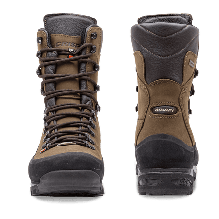 Crispi Guide non-insulated hunting boot in Brown — front and back view