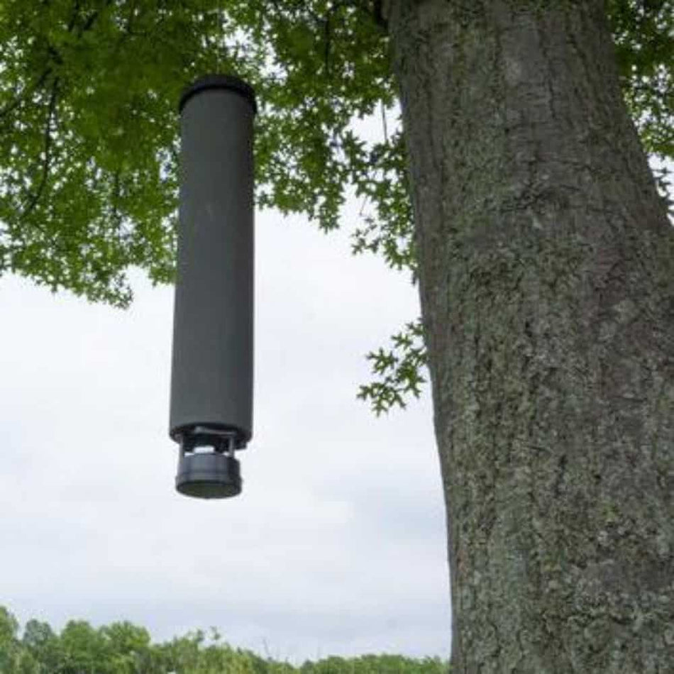 Capsule Outpost 20-lb Portable Motorized Game Feeder.