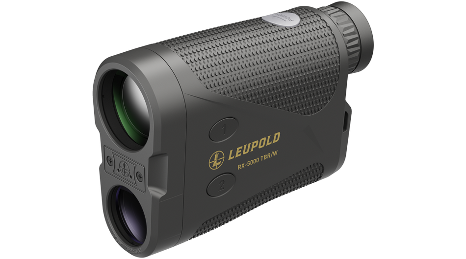 Leupold RX-5000 TBR/W Laser Rangefinder with DNA, Black/Black Red OLED