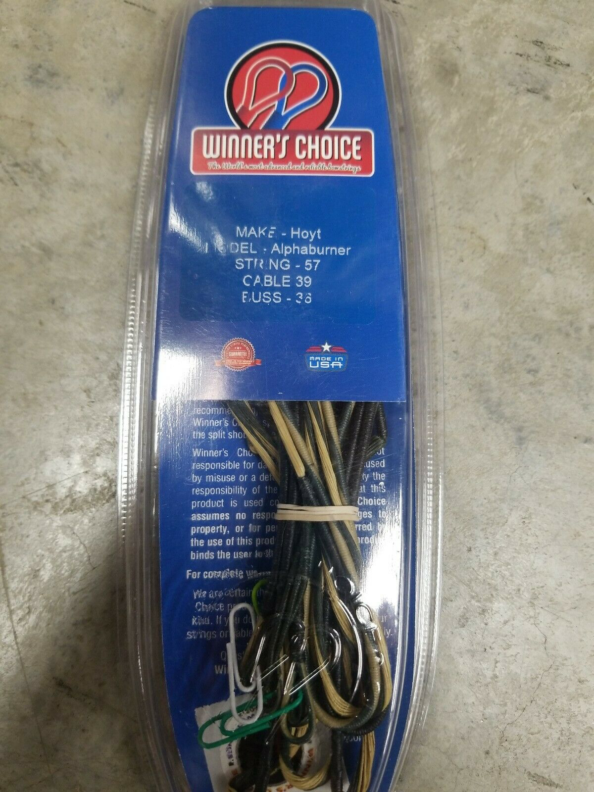 Winners Choice String & Cable for hoyt alpha burner 57 39 36