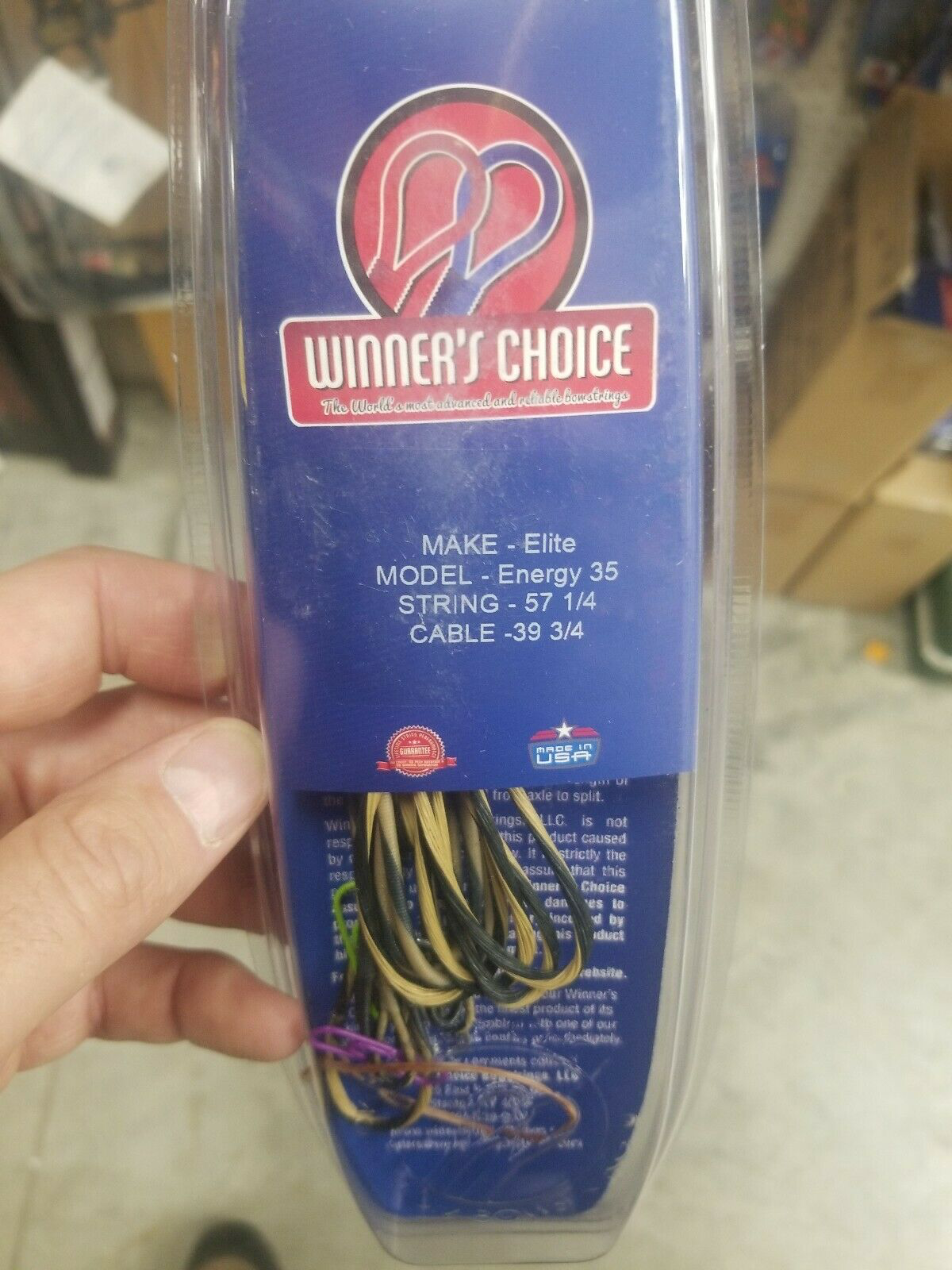 Winners Choice String & Cable for Elite Energy 35