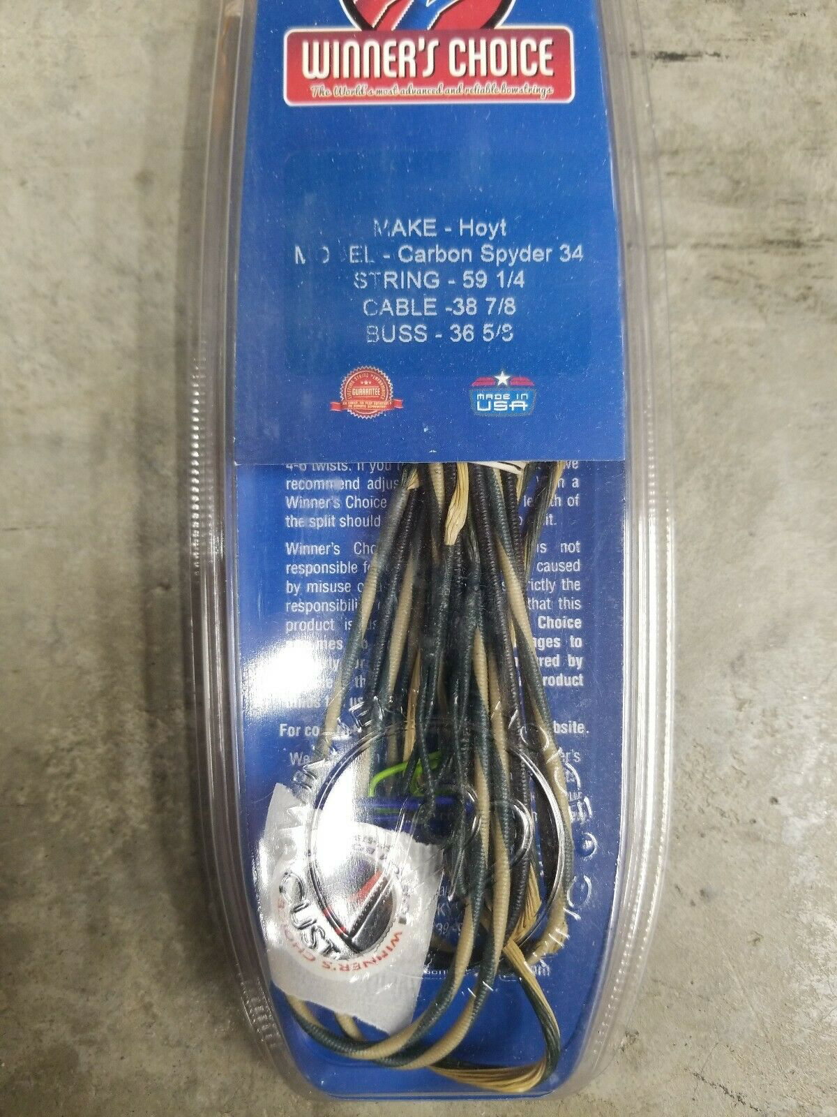Winners Choice String & Cable for hoyt carbon spyder 34 59 1-4 38 7-8 36 5-8