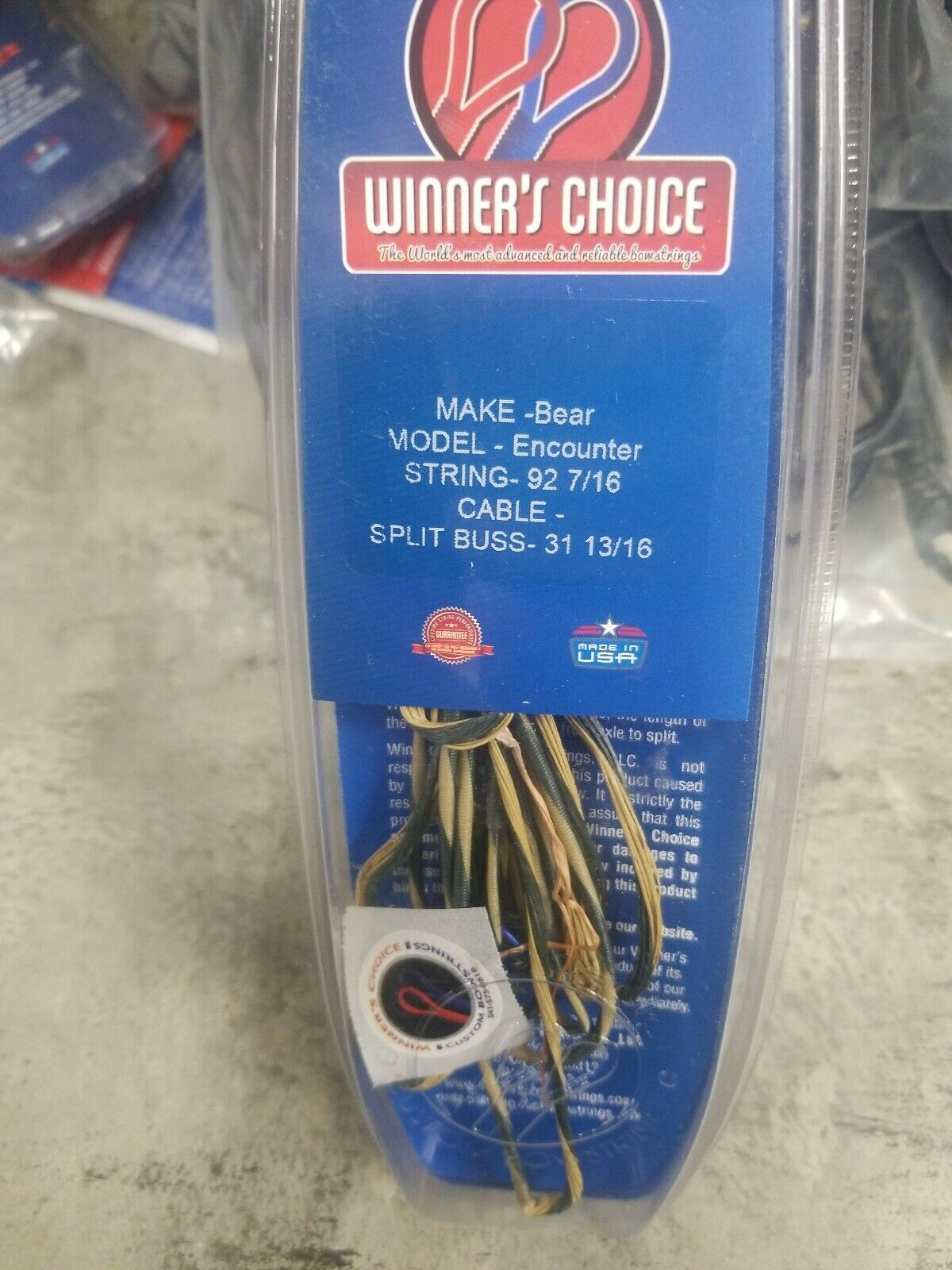 Winners Choice String & Cable for Fred Bear Encounter