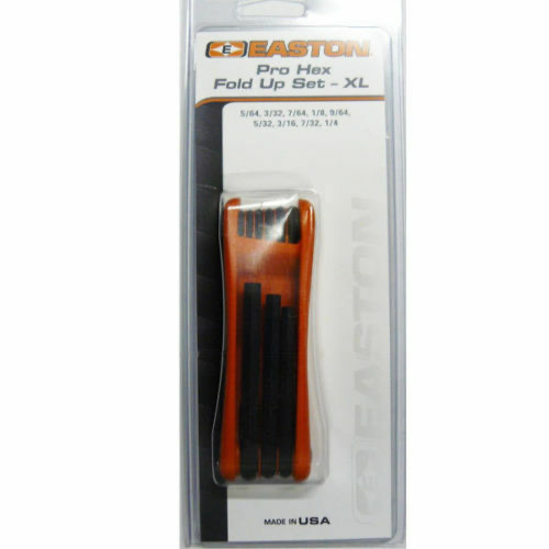Easton Pro Hex Fold Up Allen Set - Xl Clam Pack Wrench