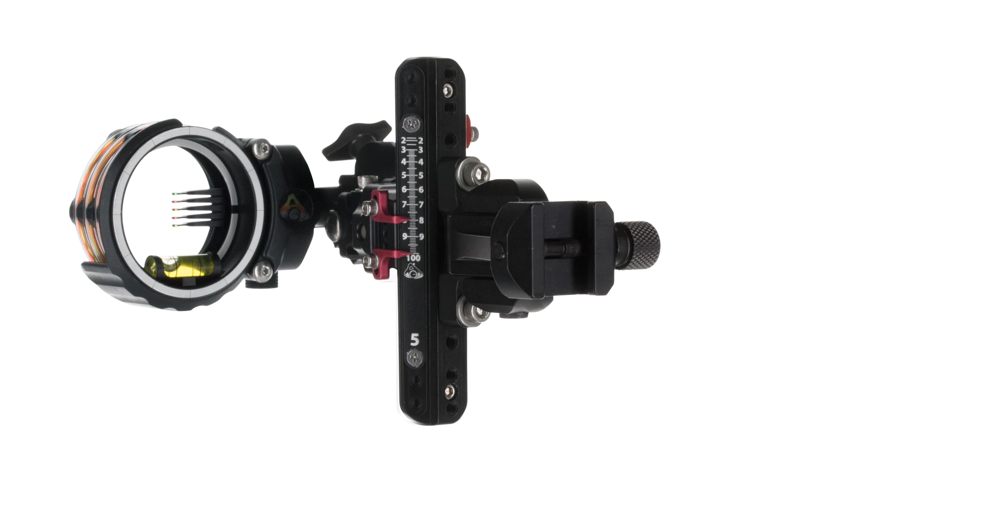 Axcel LANDSLYDE ACCUSTAT II PICATINNY 5 Pin .010 and .019" RH Slider Sight