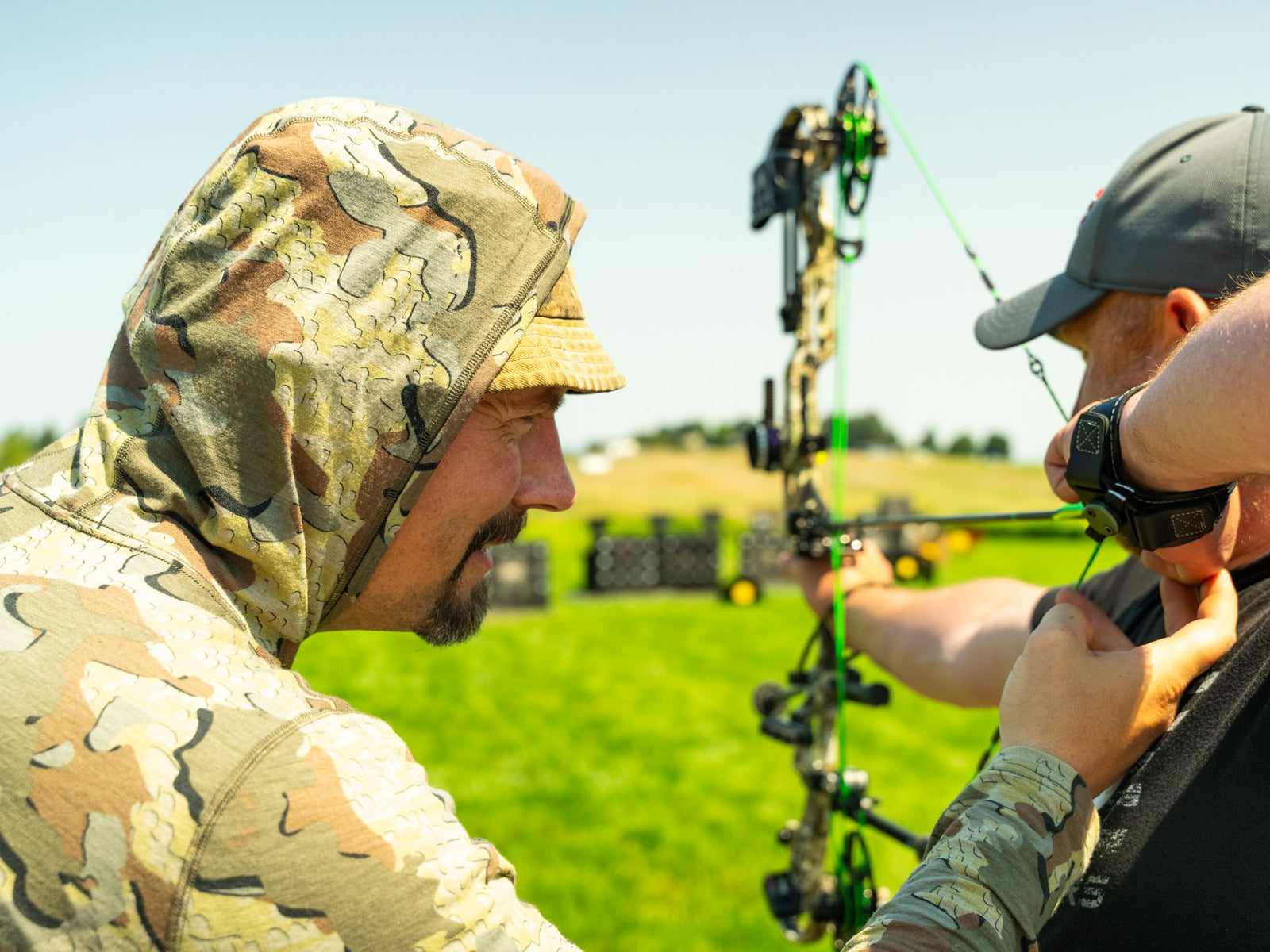 Elk hunters in the field during Elk Immersion